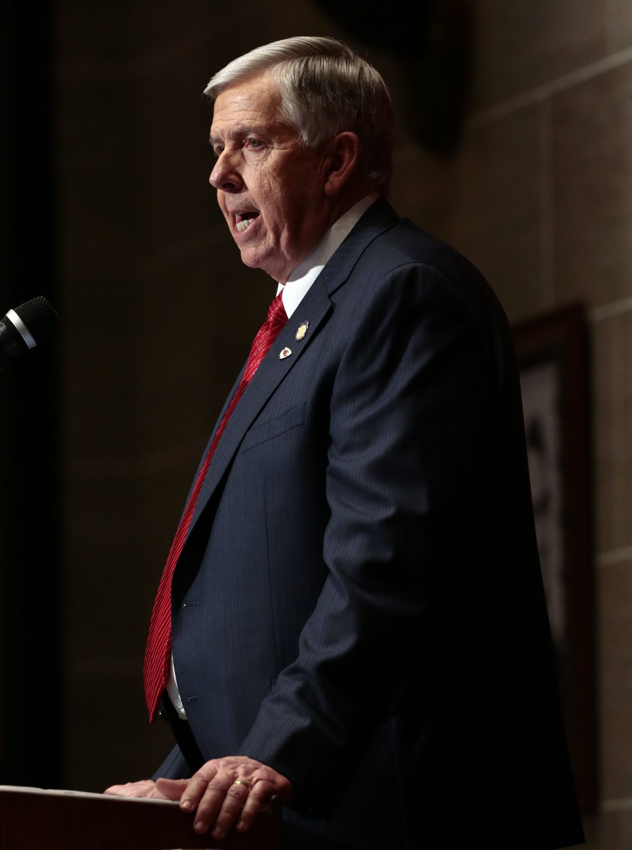 Missouri governor outlines budget in State of the State speech